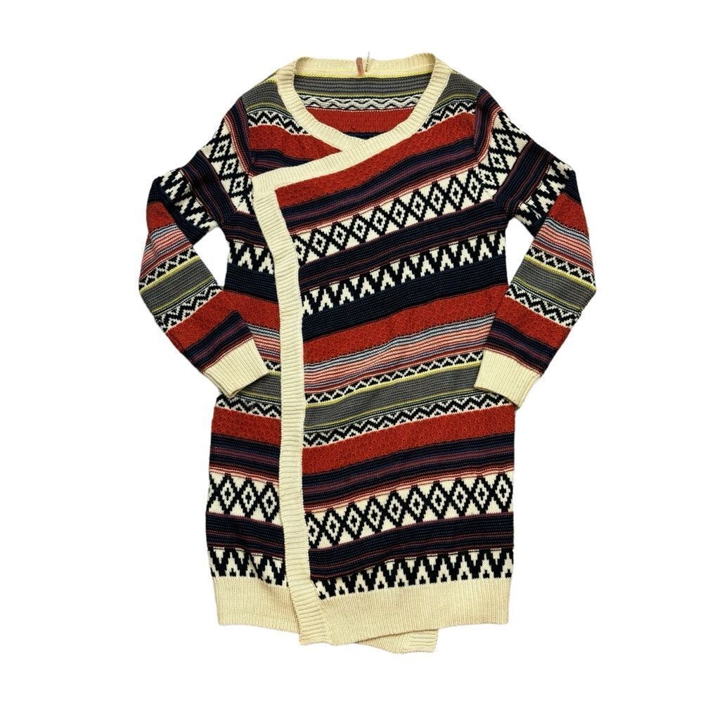 Ladies Ekklesia Brand Open Front‎ Waterfall Cardigan Size Small